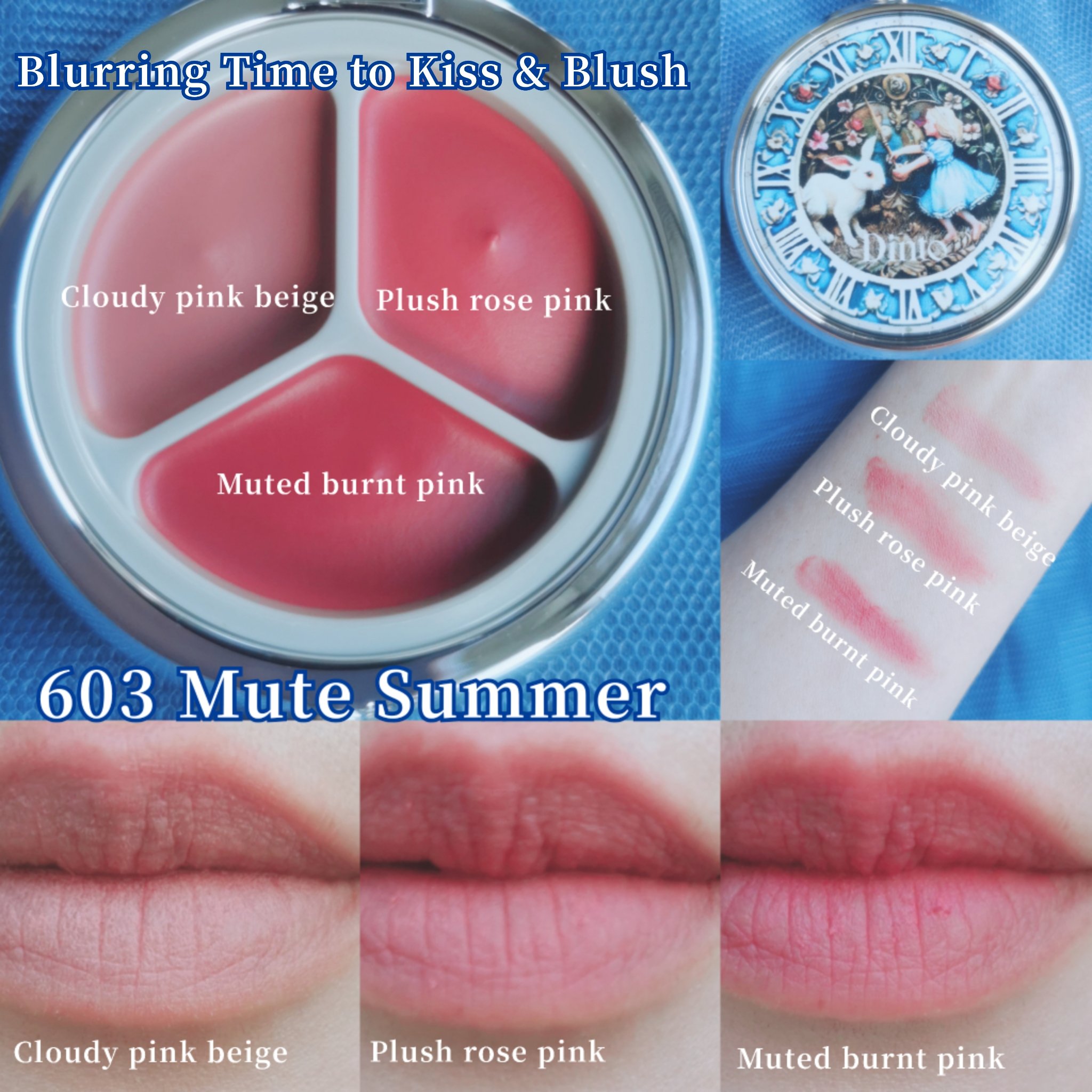 グローイングタイムトゥーキスアンドブラッシュ/Dinto/口紅を使ったクチコミ（2枚目）