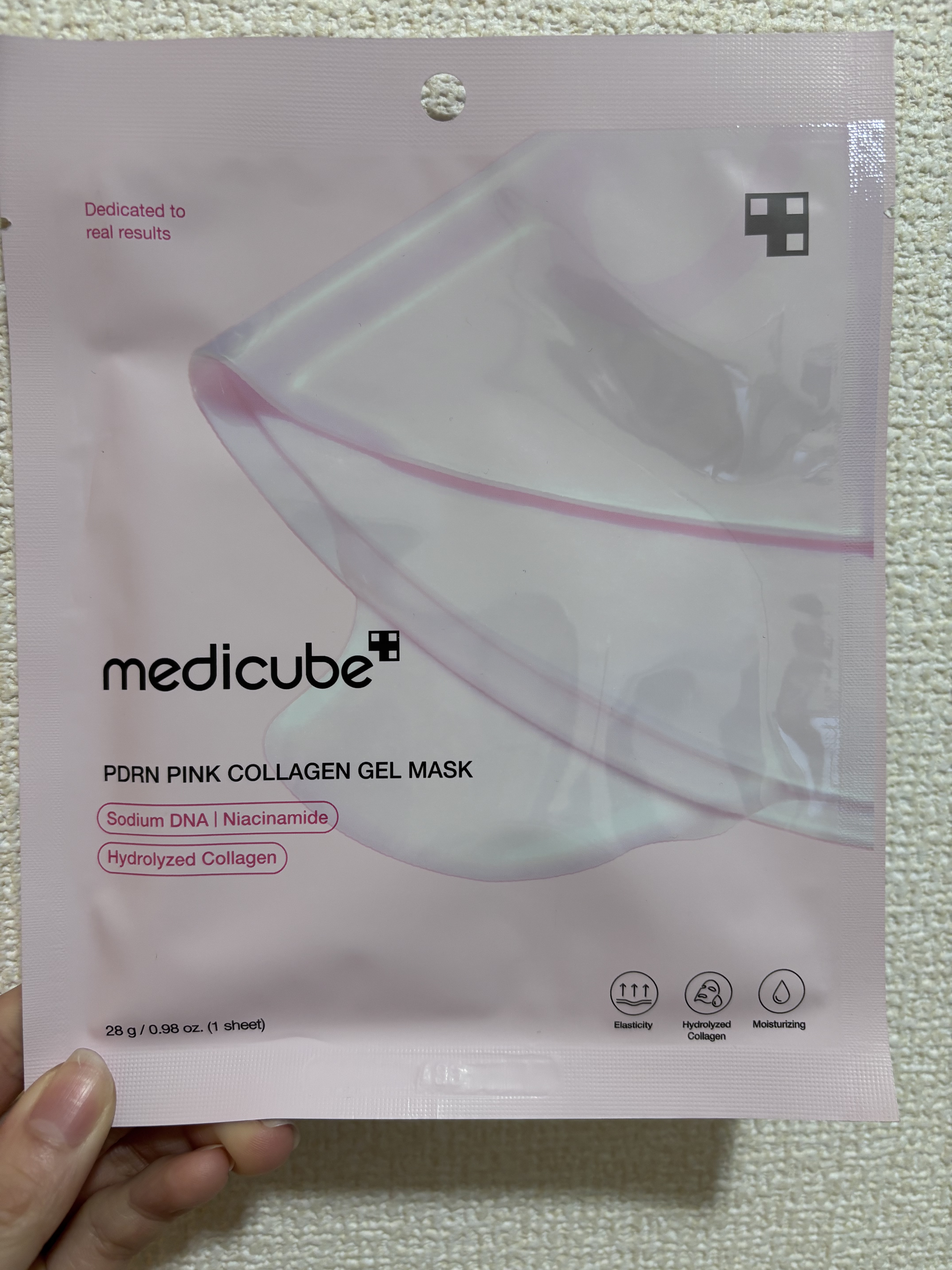 PDRNピンクコラーゲンゲルマスク/MEDICUBE/シートマスク・パックを使ったクチコミ（1枚目）