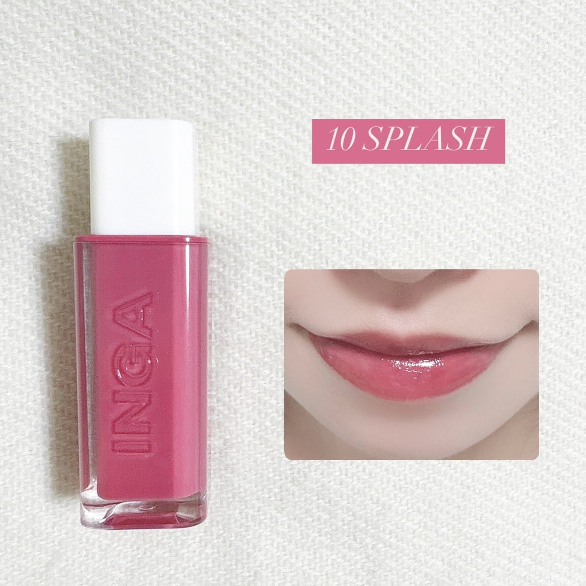 ウォーターグローリップティント/INGA/リップティントを使ったクチコミ(2枚目)