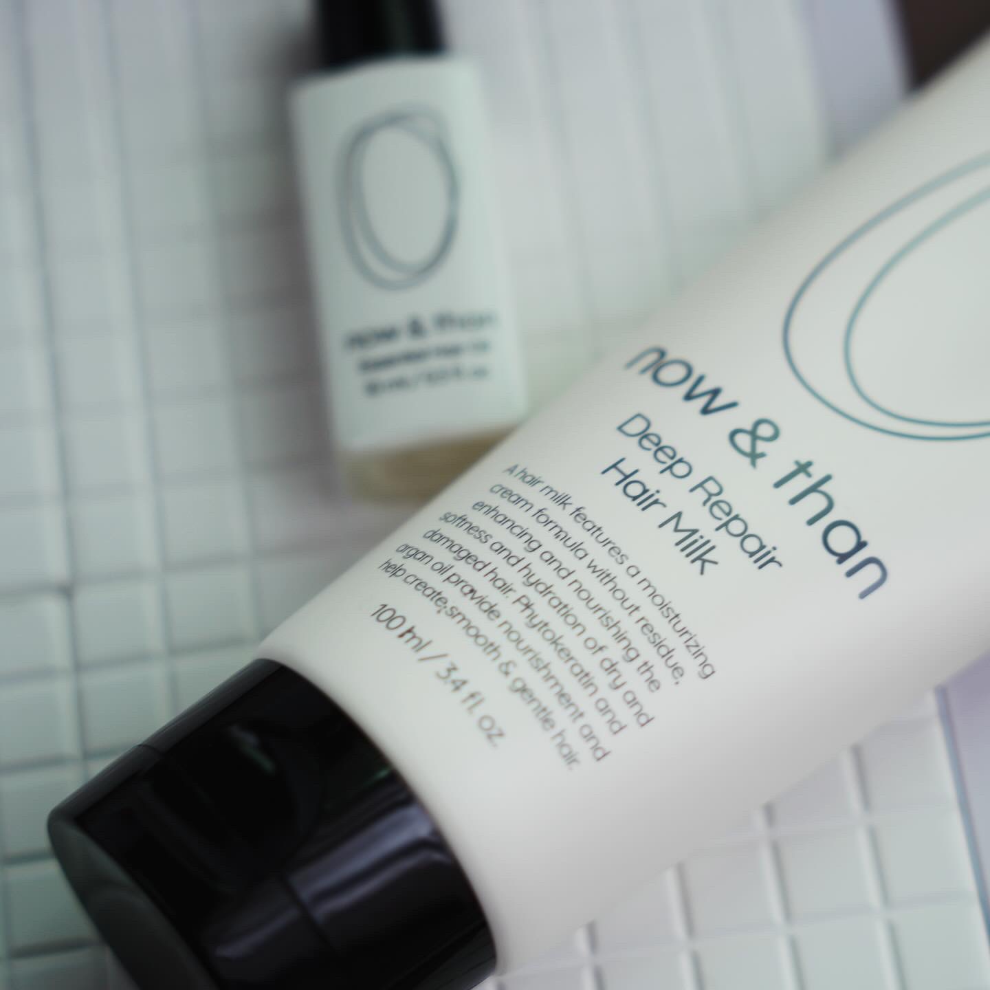 ディープリペアヘアミルク/now & than（ナウアンドダン）/ヘアミルクを使ったクチコミ（2枚目）