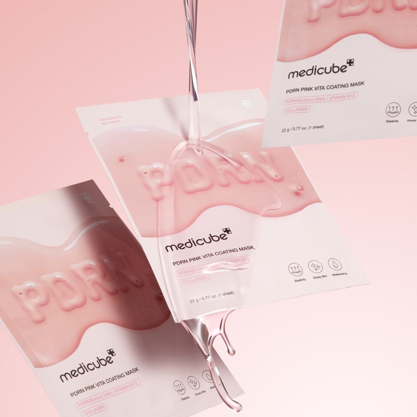 PDRNピンクビタコーティングマスク MEDICUBE