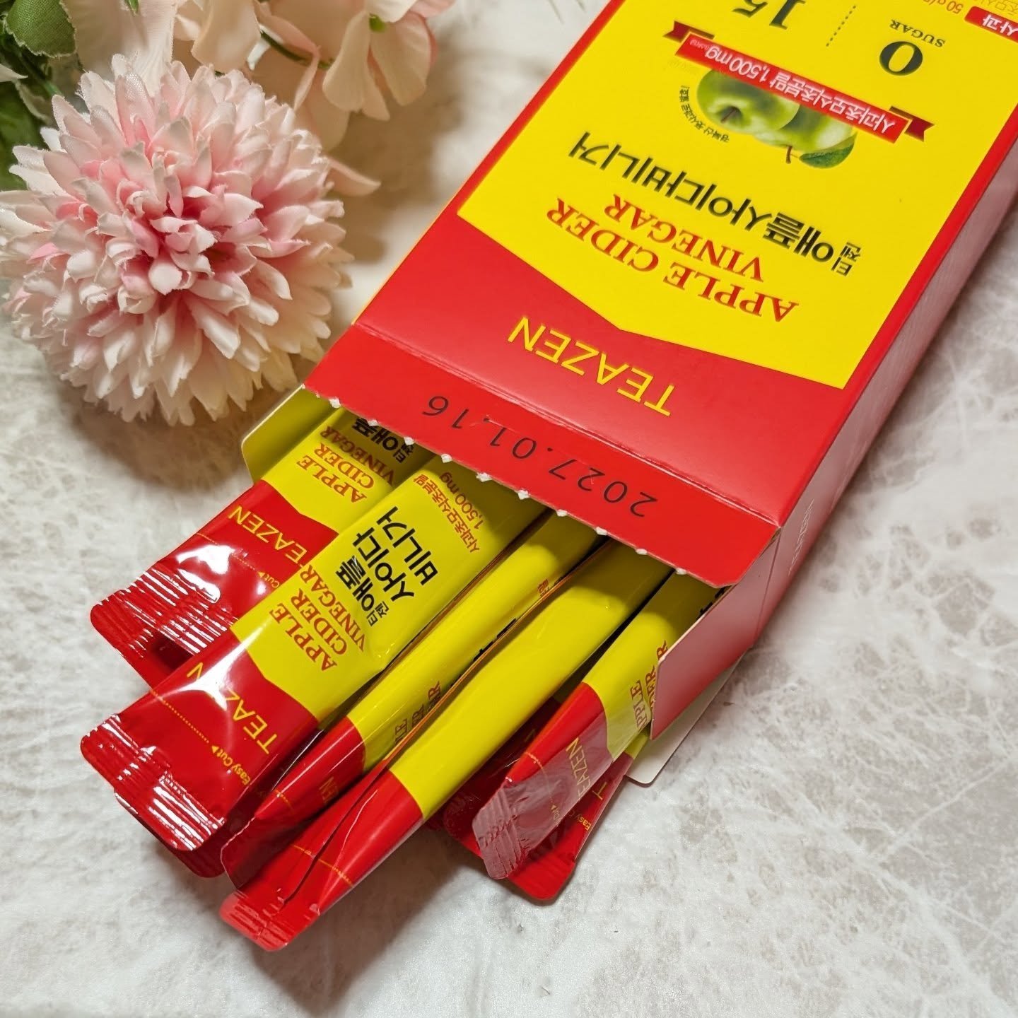 アサビ（アップルサイダービネガー）/TEAZEN/りんご酢を使ったクチコミ（3枚目）