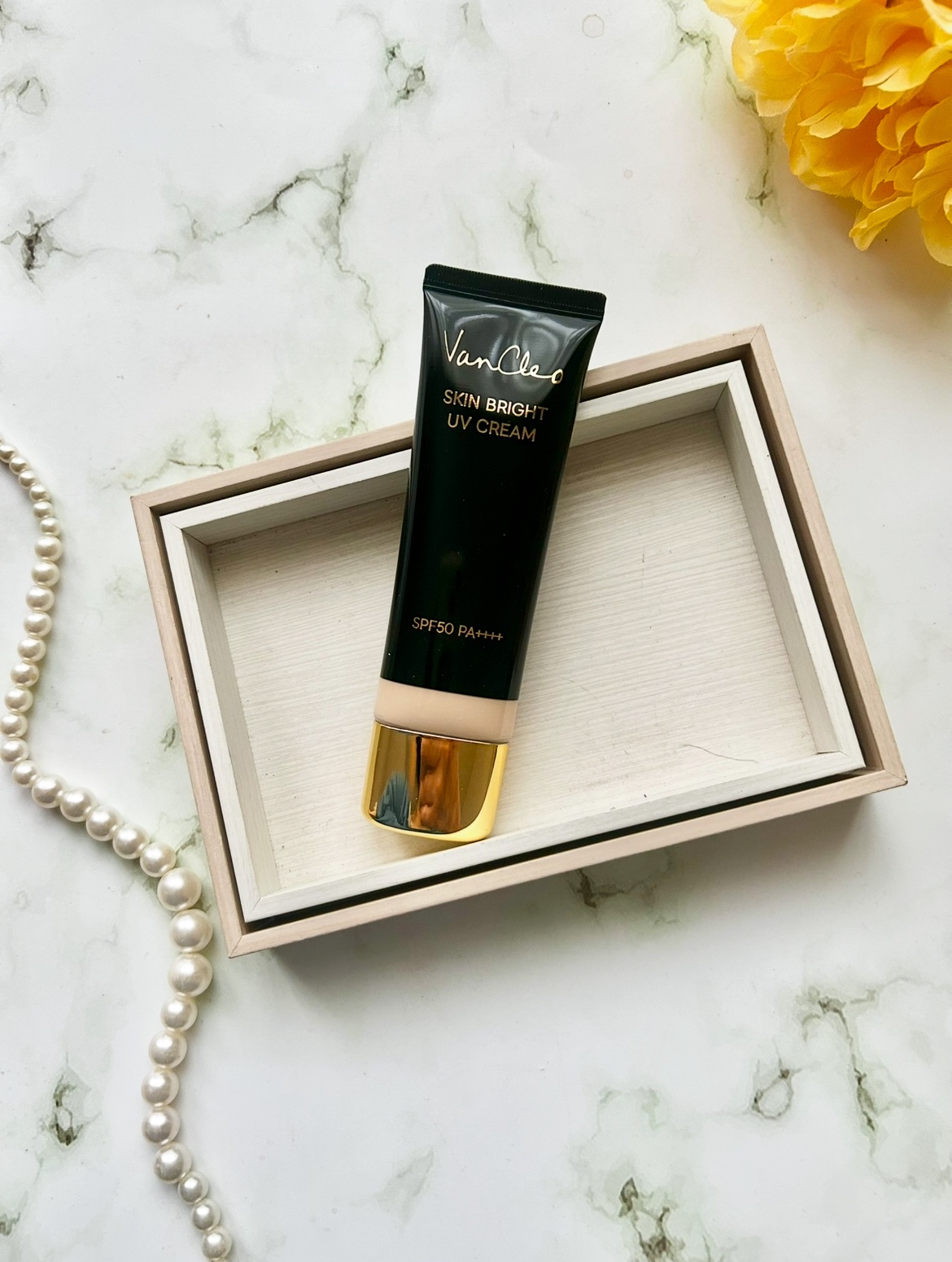 スキンブライトUVクリーム/VanCleo/日焼け止めクリームを使ったクチコミ（1枚目）
