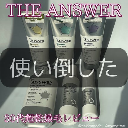 THE ANSWER EXケア&コート オイル/THE ANSWER/ヘアオイルを使ったクチコミ(1枚目)