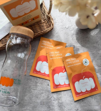 デイリーフィット パンプキンティー/TEASON/美容ドリンクを使ったクチコミ(1枚目)