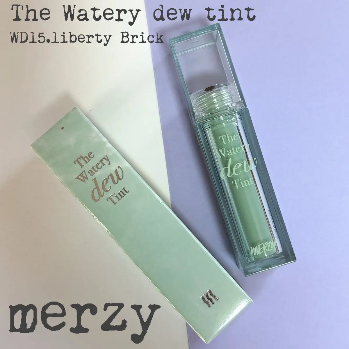 ザ ウォータリー デュー ティント シーズン3/MERZY/リップティントを使ったクチコミ（1枚目）