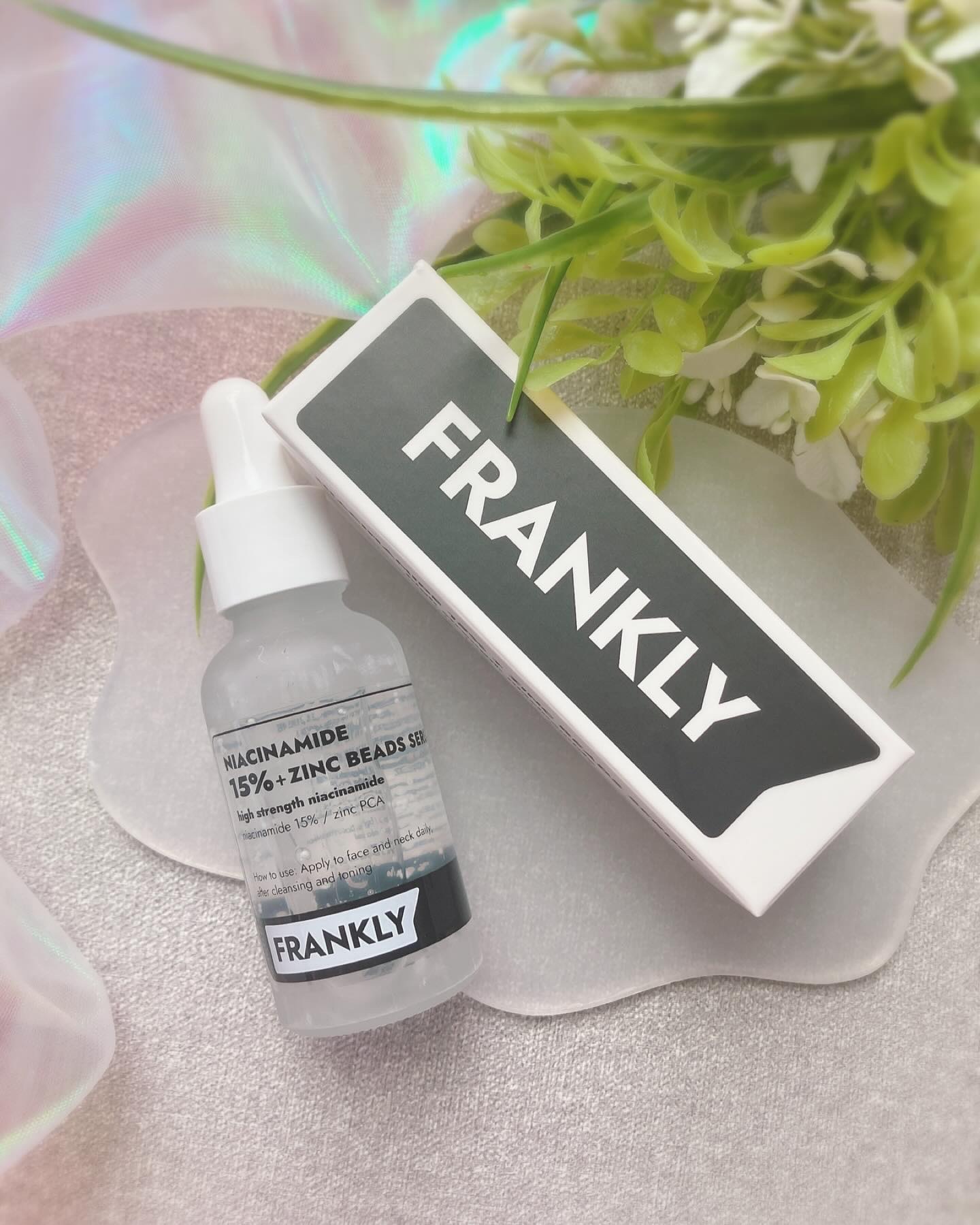 ナイアシンジンクビーズセラム/Frankly/美容液を使ったクチコミ（1枚目）