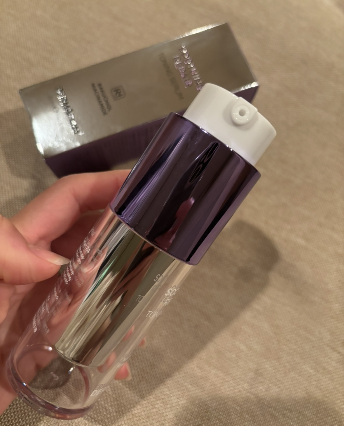 SOOTHING REPAIR TONING SERUM R4/ダーマファーム/美容液を使ったクチコミ（2枚目）