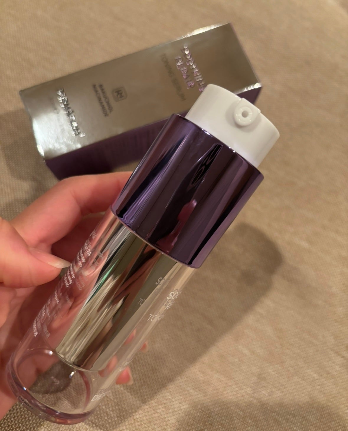 SOOTHING REPAIR TONING SERUM R4/ダーマファーム/美容液を使ったクチコミ(2枚目)