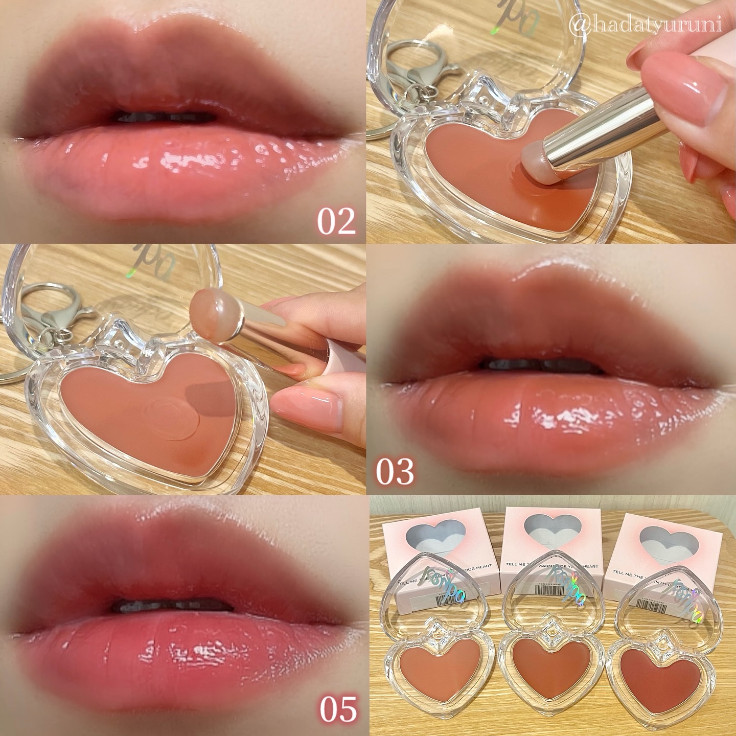ハートキーリング リップ＆チーク/keybo/口紅を使ったクチコミ（2枚目）