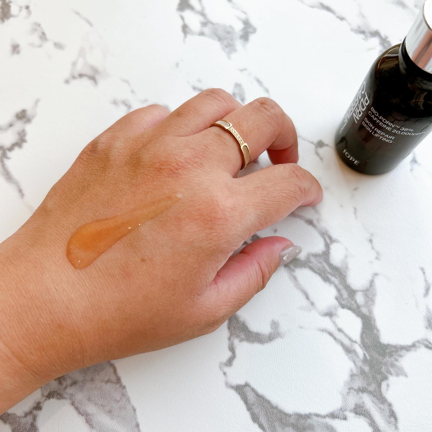 PDRNカフェインショット/IOPE/美容液を使ったクチコミ（3枚目）