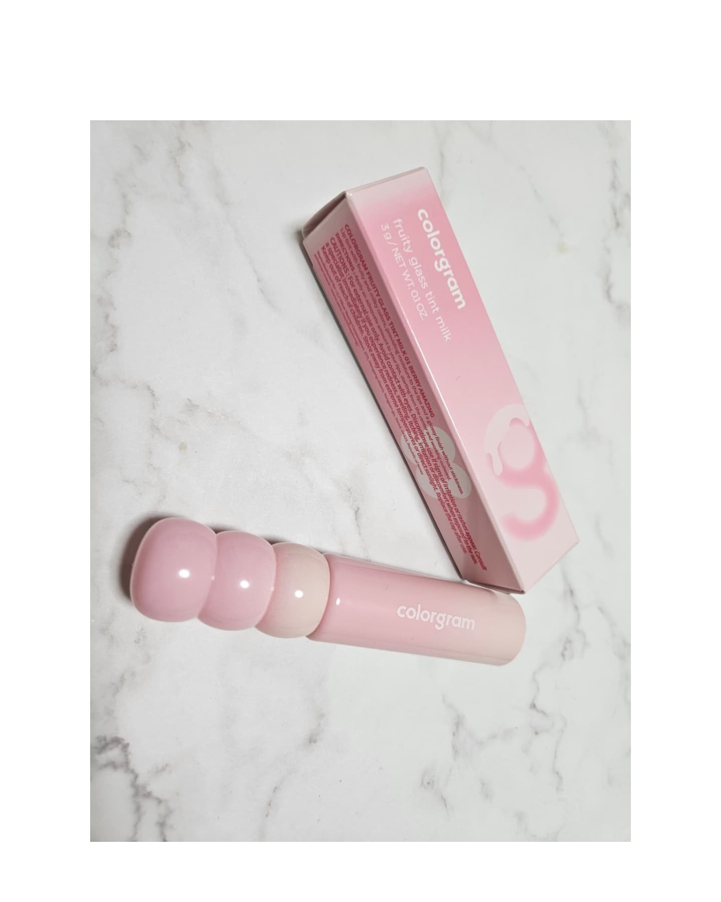 カラーグラム タンフルグラスティントミルク/Colorgram/リップティントを使ったクチコミ（2枚目）