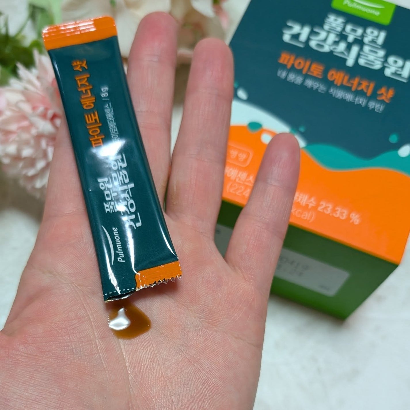 プルムウォン健康植物園フィトプロテインボール 8g×35包/Pulmuone/その他プロテインを使ったクチコミ(4枚目)