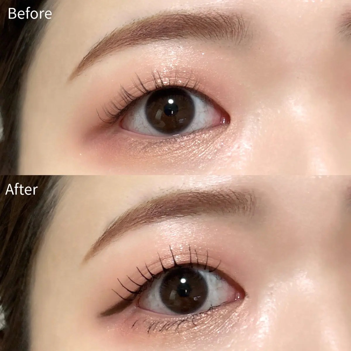 「塗るつけまつげ」ボリュームタイプ/デジャヴュ/マスカラを使ったクチコミ（2枚目）