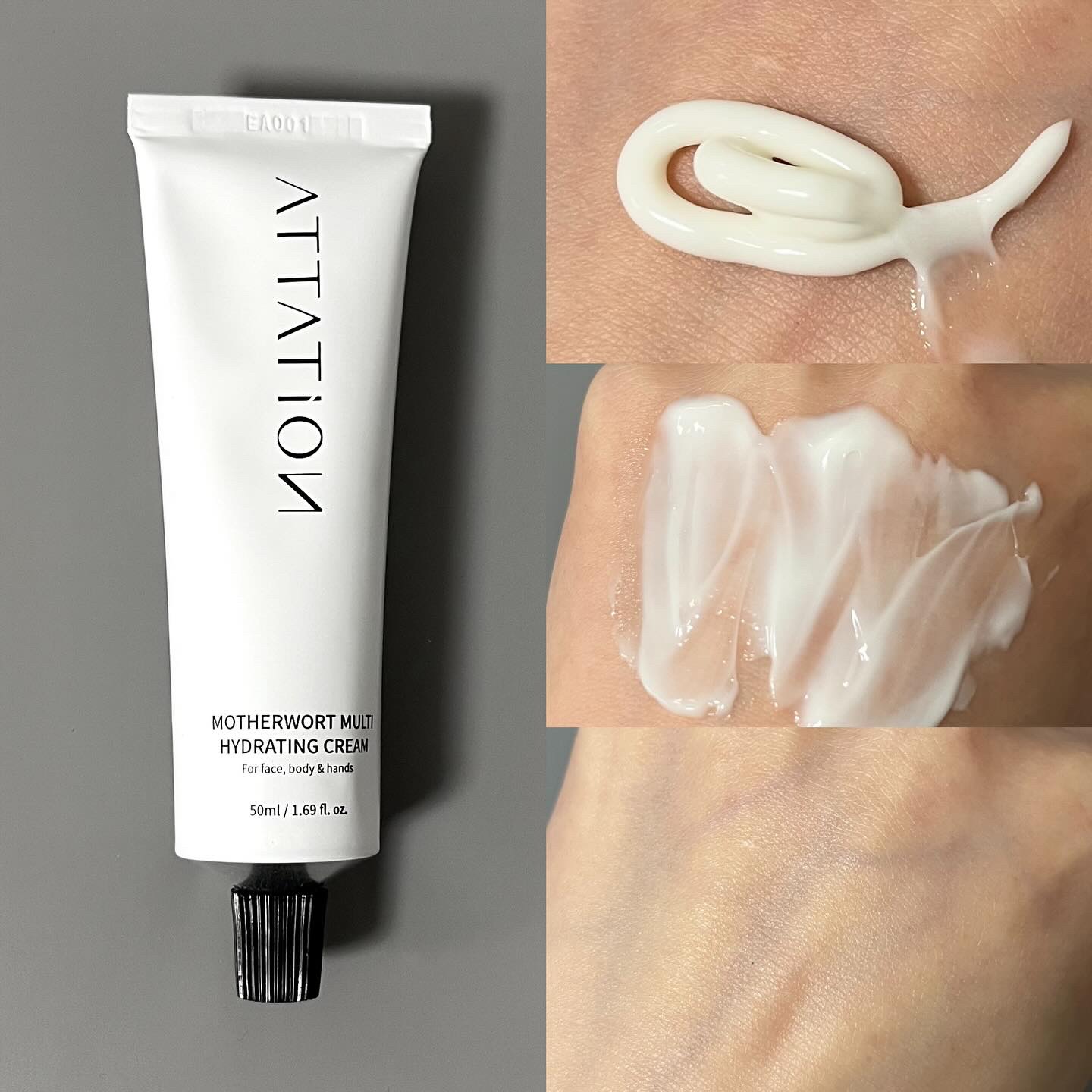 益母草パンテノールクリーム/ATTATION/ハンドクリームを使ったクチコミ（2枚目）