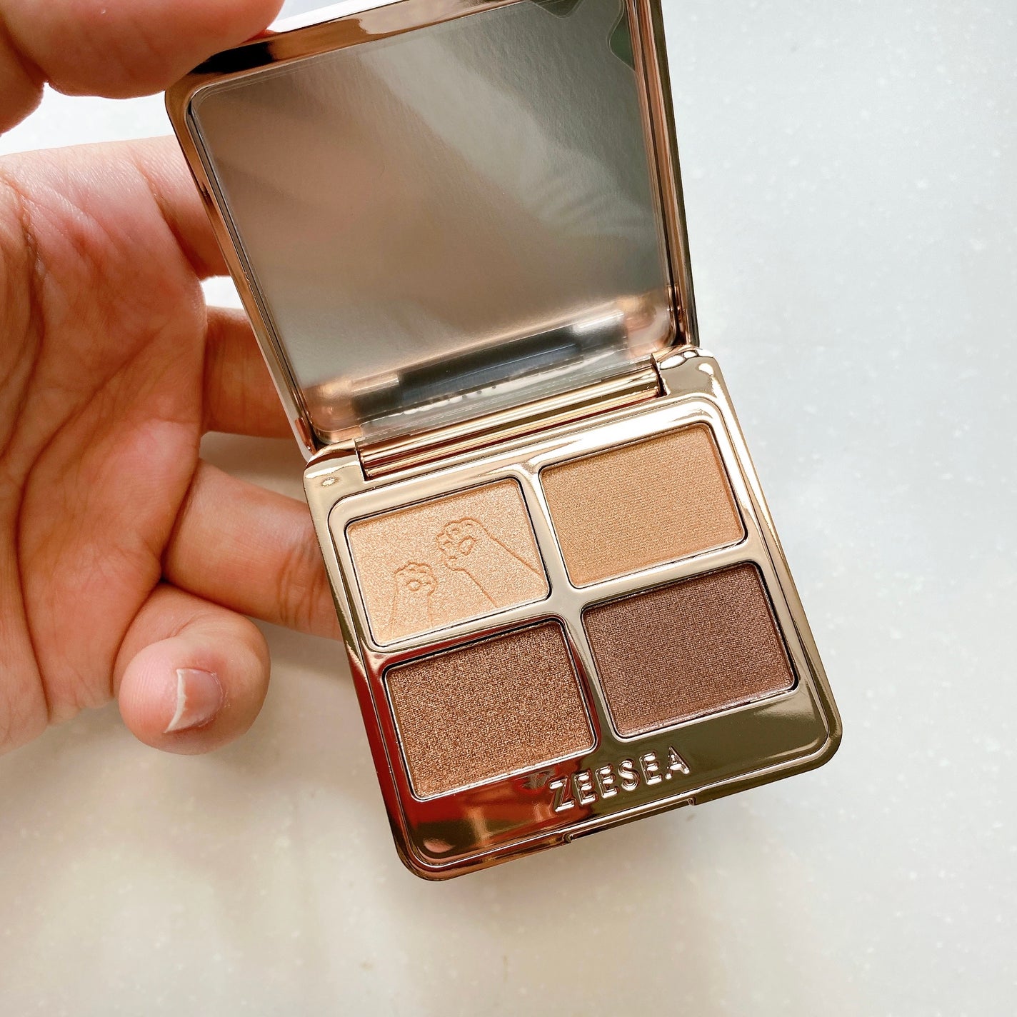 アニマルアイシャドウ(4シェード)/ZEESEA/アイシャドウパレットを使ったクチコミ(2枚目)