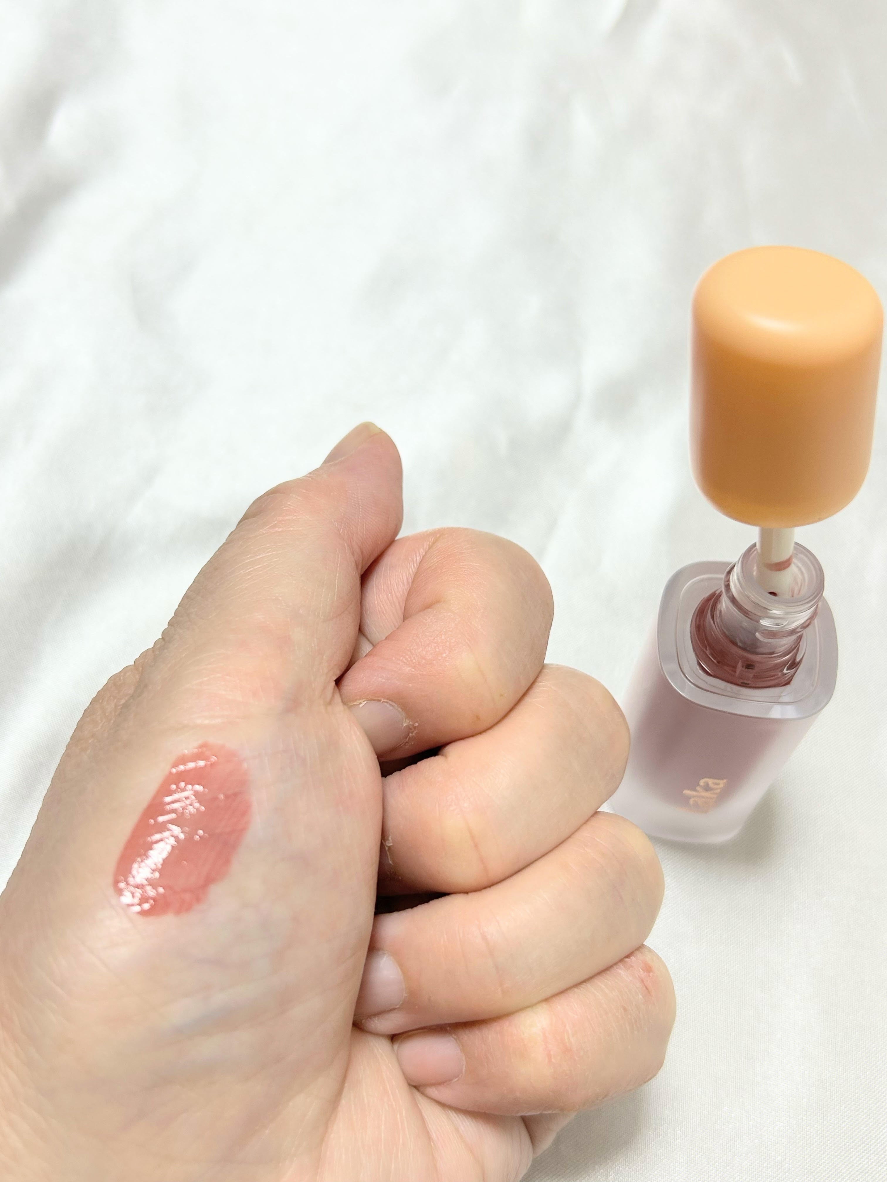 フルーティーグラムティント/Laka/リップティントを使ったクチコミ（3枚目）