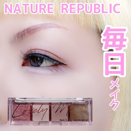 デイリーベーシックパレット/ネイチャーリパブリック/アイシャドウパレットを使ったクチコミ(1枚目)