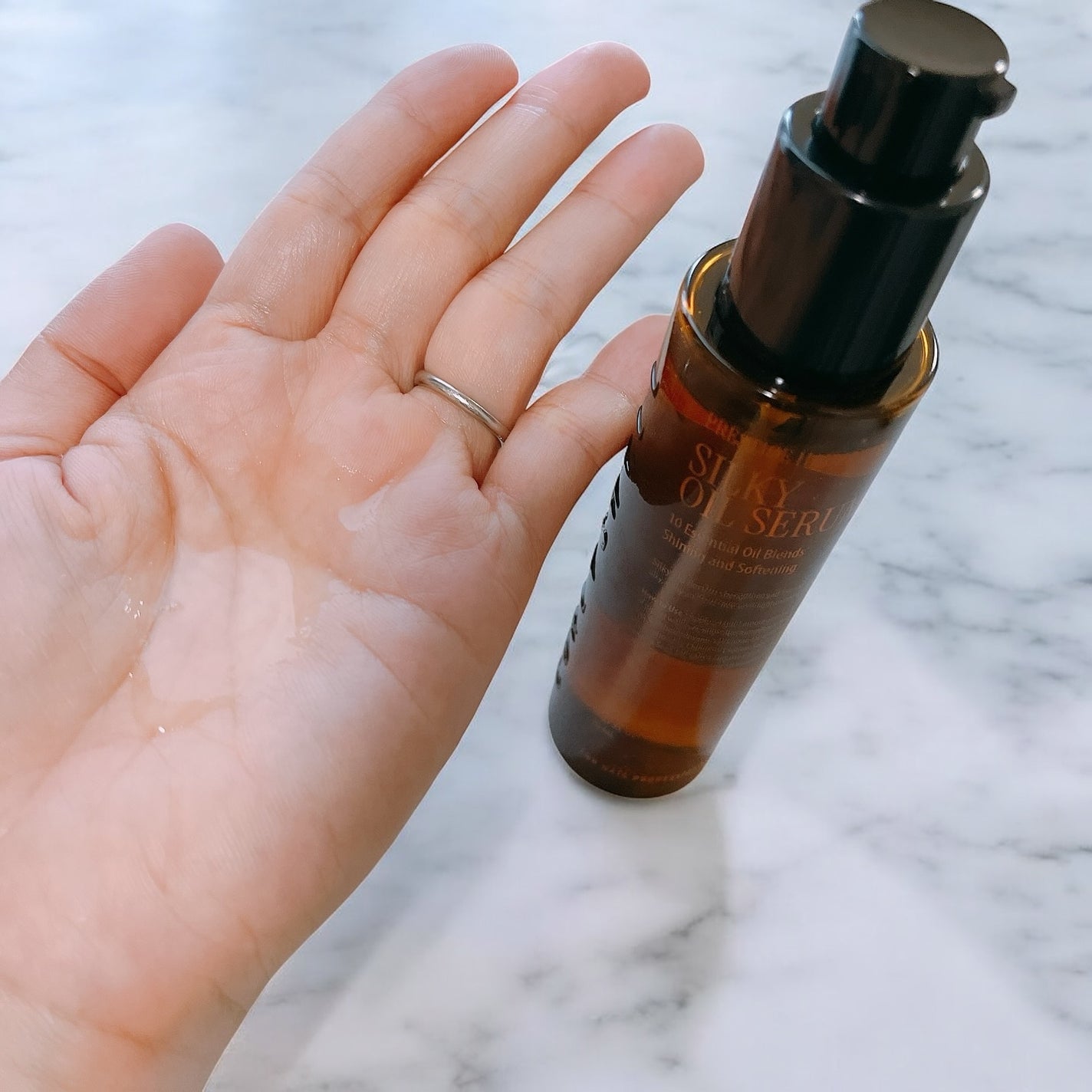 SILKY OIL SERUM/CULRY SHYLL/ヘアオイルを使ったクチコミ(2枚目)