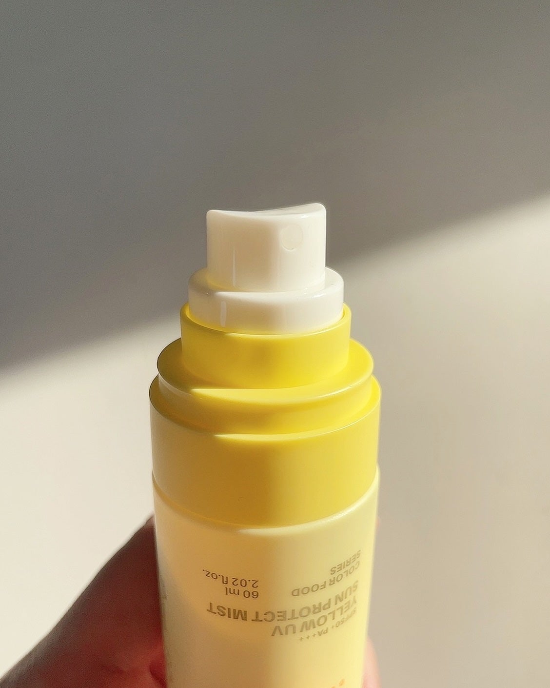 カラーフードシリーズ イエローUVサンプロテクトミスト SPF50+ PA+++/Tovegan/日焼け止めミスト・スプレーを使ったクチコミ(3枚目)