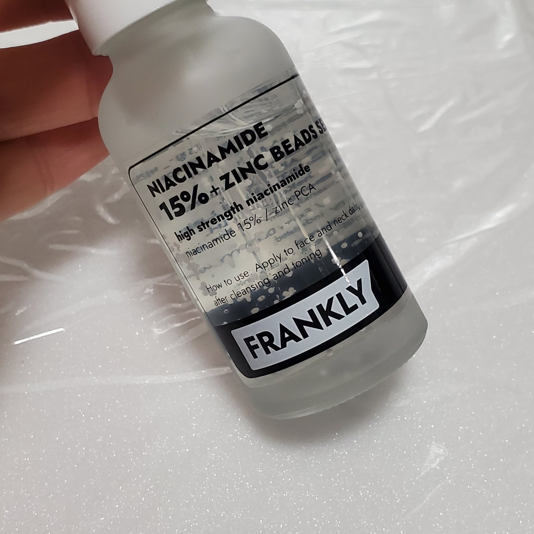 ナイアシンジンクビーズセラム/Frankly/美容液を使ったクチコミ（2枚目）