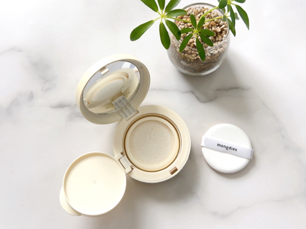 日焼け止めクッション SPF 43 PA+++/モンディエス/日焼け止めローションを使ったクチコミ（2枚目）