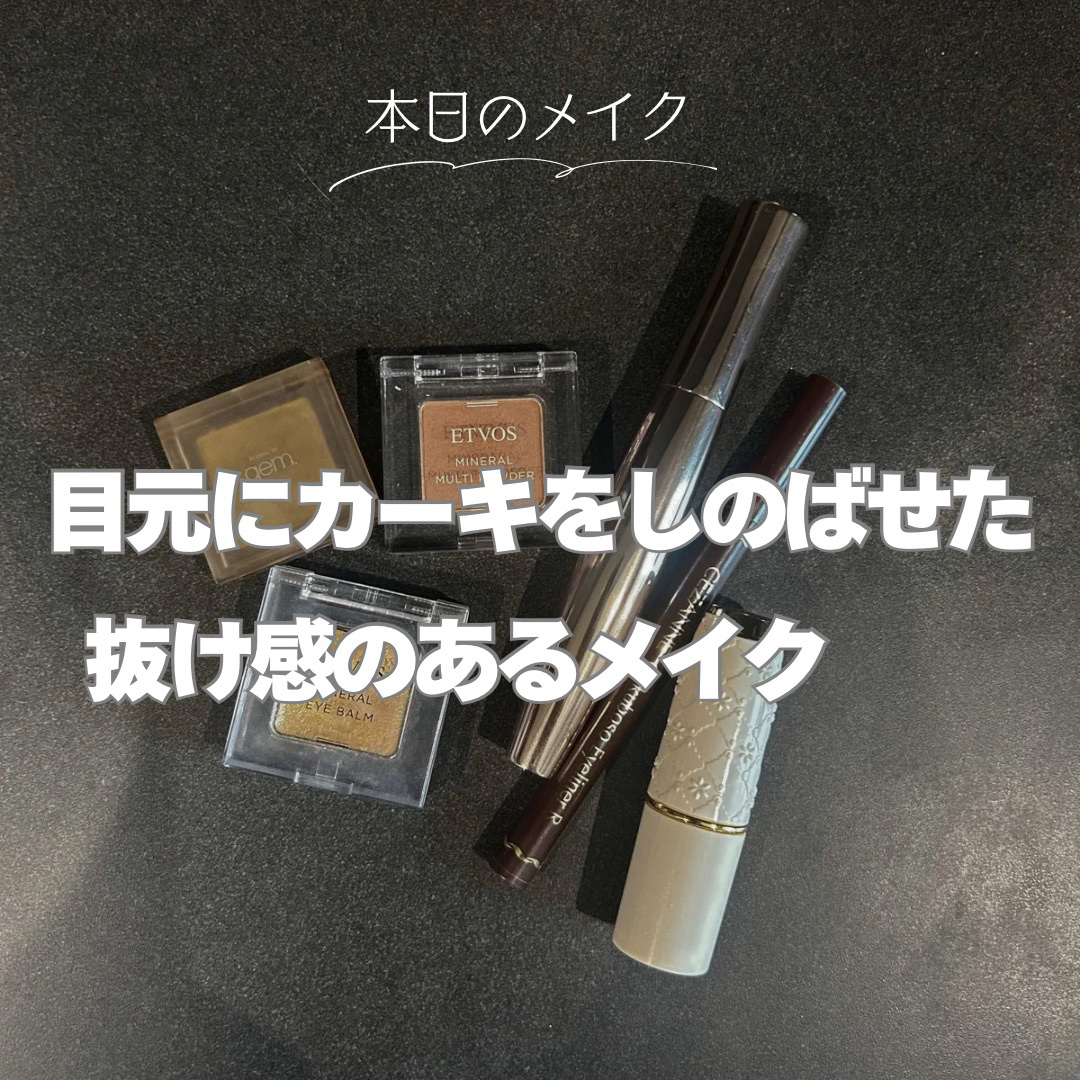 ミネラルマルチパウダー リノベージュ/エトヴォス/単色アイシャドウを使ったクチコミ（1枚目）