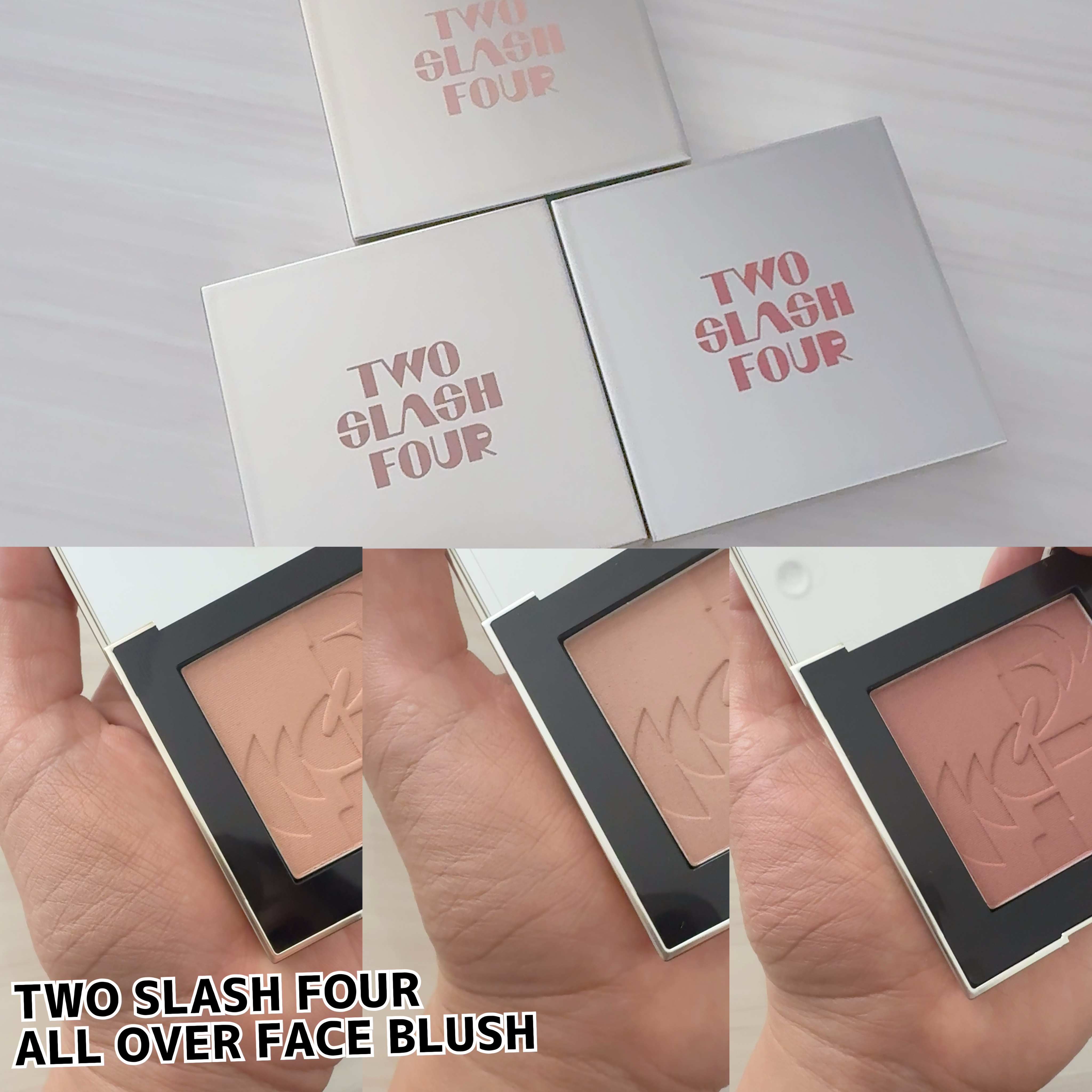 オールオーバーフェイスブラッシュ/TWO SLASH FOUR/パウダーチークを使ったクチコミ（1枚目）