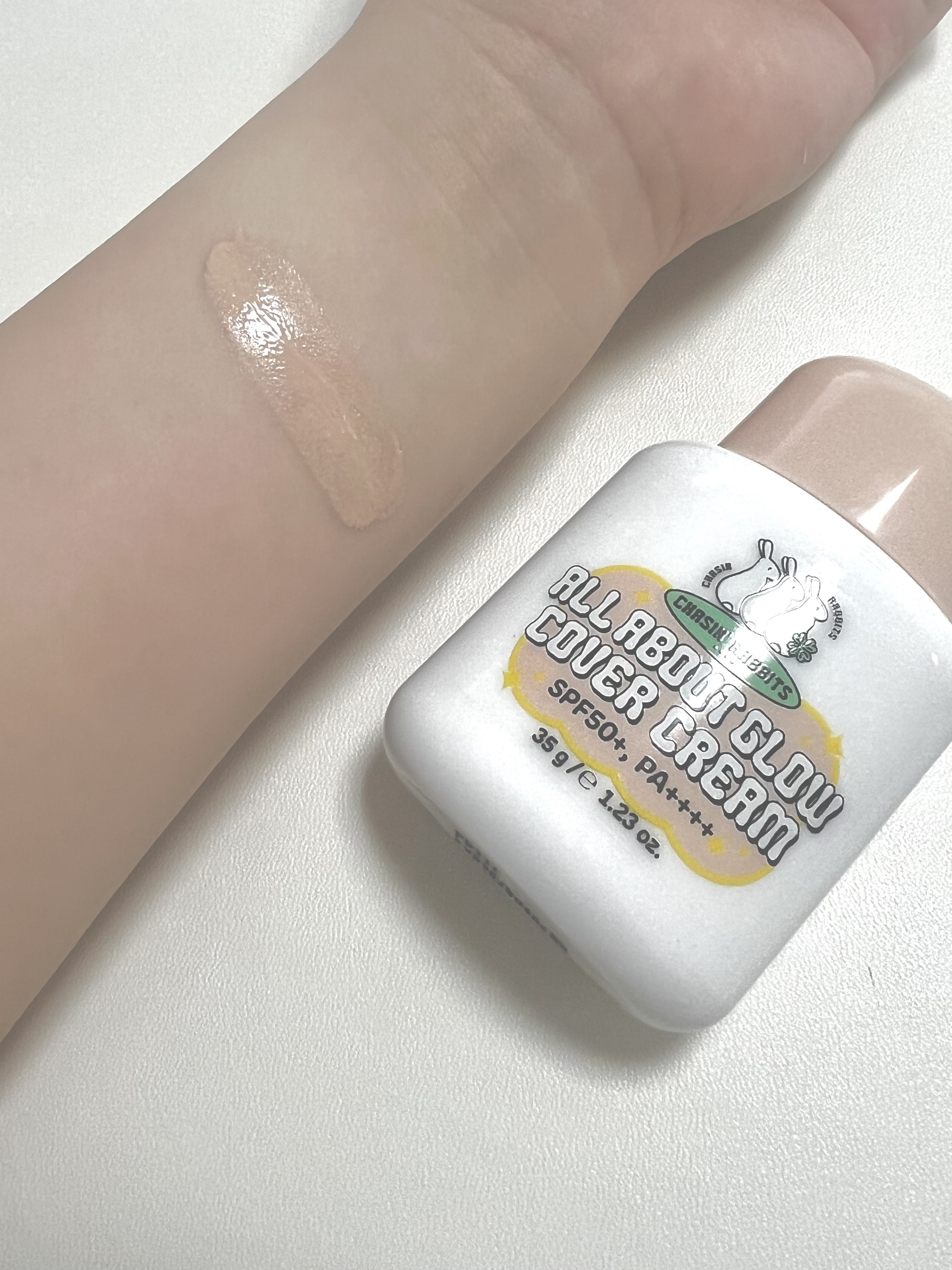 オールアバウトグロウカバークリーム/CHASIN'RABBITS/日焼け止めクリームを使ったクチコミ（2枚目）