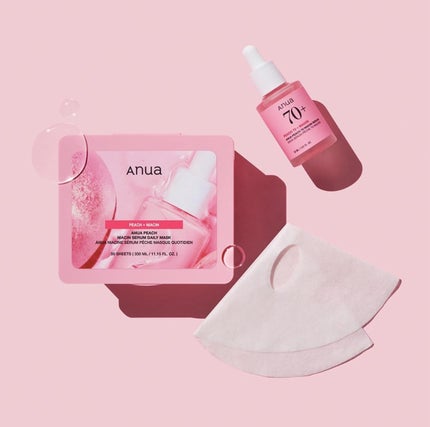 桃70%ナイアシンシートマスク/Anua/シートマスク・パックを使ったクチコミ(1枚目)