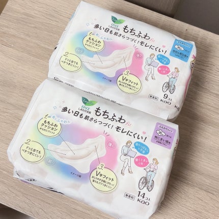 ロリエ もちふわ fit 25cm 羽つき 14コ入 (医薬部外品 )/ロリエ/ナプキンを使ったクチコミ(1枚目)