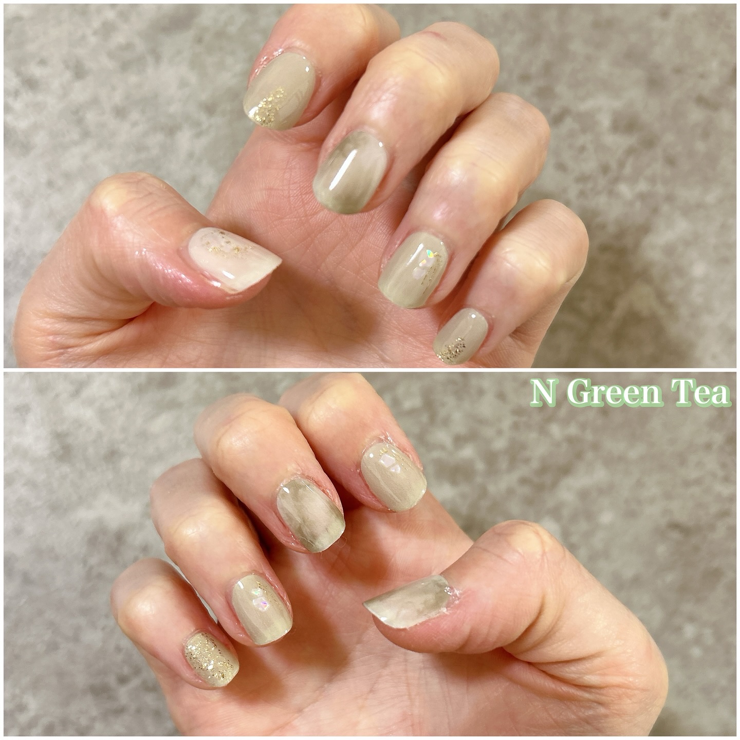 セミキュアジェルネイル（ハンド）/ohora/ネイルシールを使ったクチコミ（3枚目）