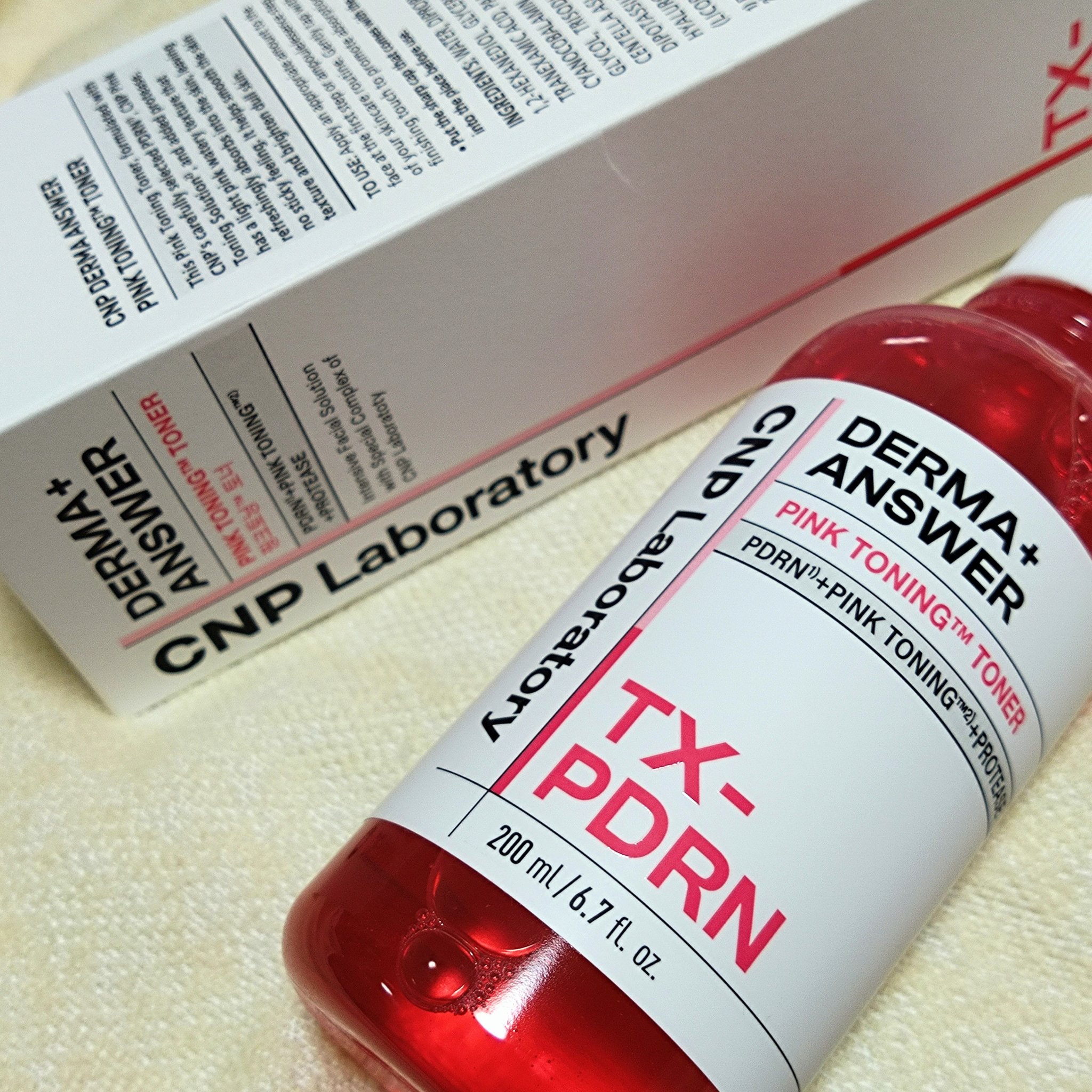 ダーマアンサーピンクトーニングトナー/CNP Laboratory/化粧水を使ったクチコミ（2枚目）