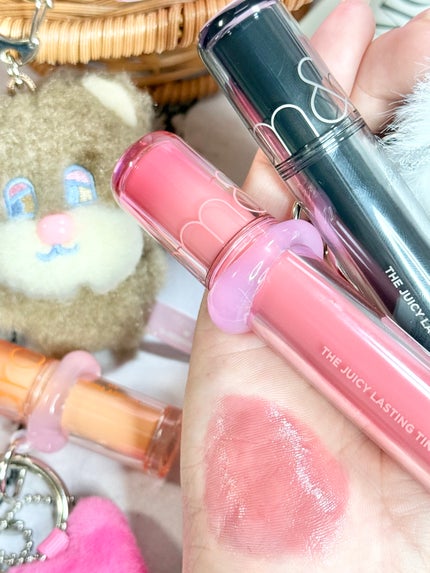 ザ ジューシーラスティングティント/rom&nd/リップティントを使ったクチコミ(5枚目)