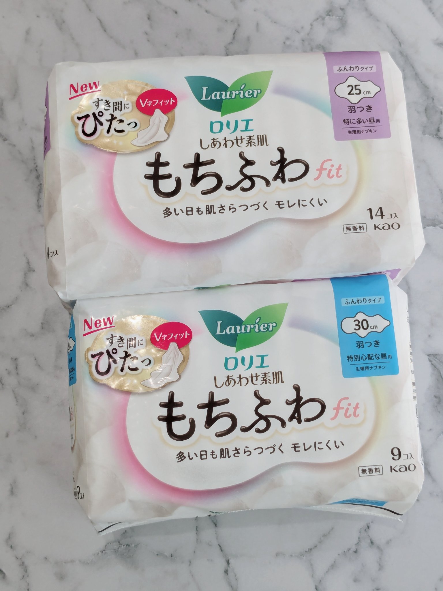 ロリエ もちふわ fit 25cm 羽つき 14コ入 (医薬部外品 )/ロリエ/ナプキンを使ったクチコミ（1枚目）