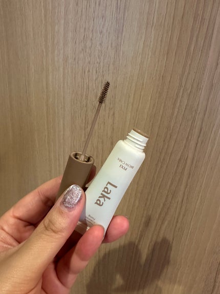 ラカ ピクシーブロウカラ 03 チェストナッツ/Laka/眉マスカラを使ったクチコミ(2枚目)