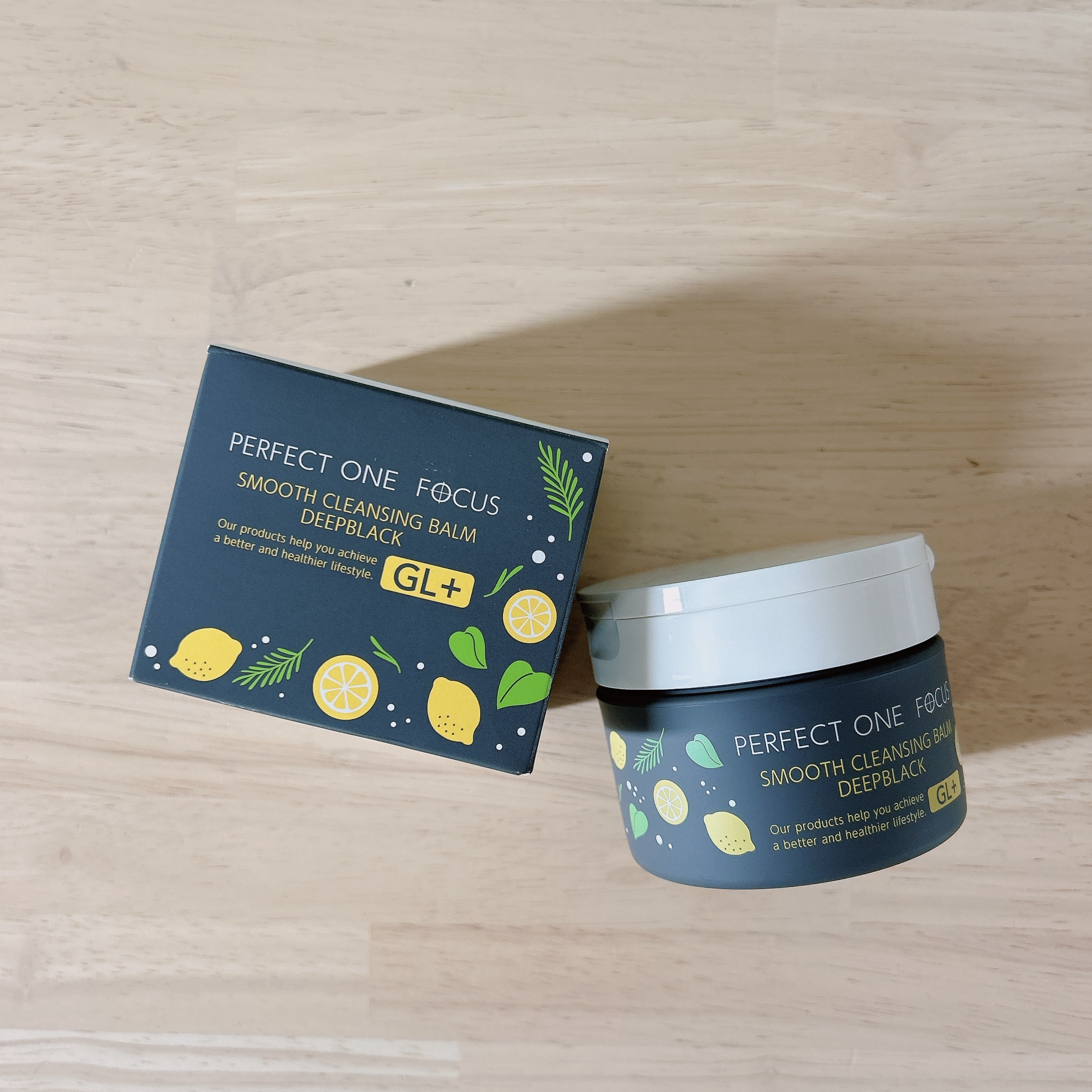 スムースクレンジングバーム ディープブラック GL+/PERFECT ONE  FOCUS/クレンジングバームを使ったクチコミ（1枚目）