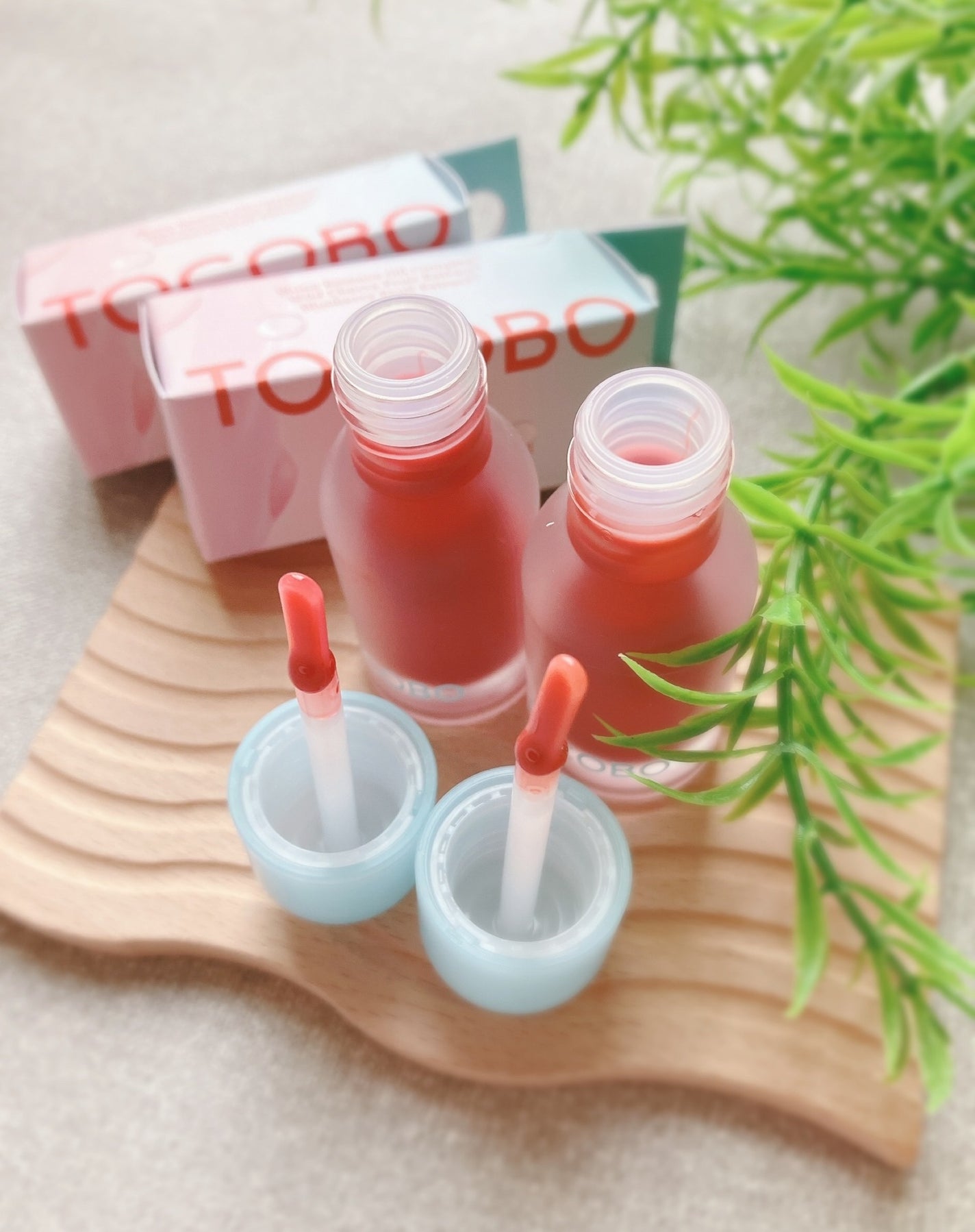 ジューシーベリープランピングリップオイル/TOCOBO/リップグロスを使ったクチコミ(2枚目)