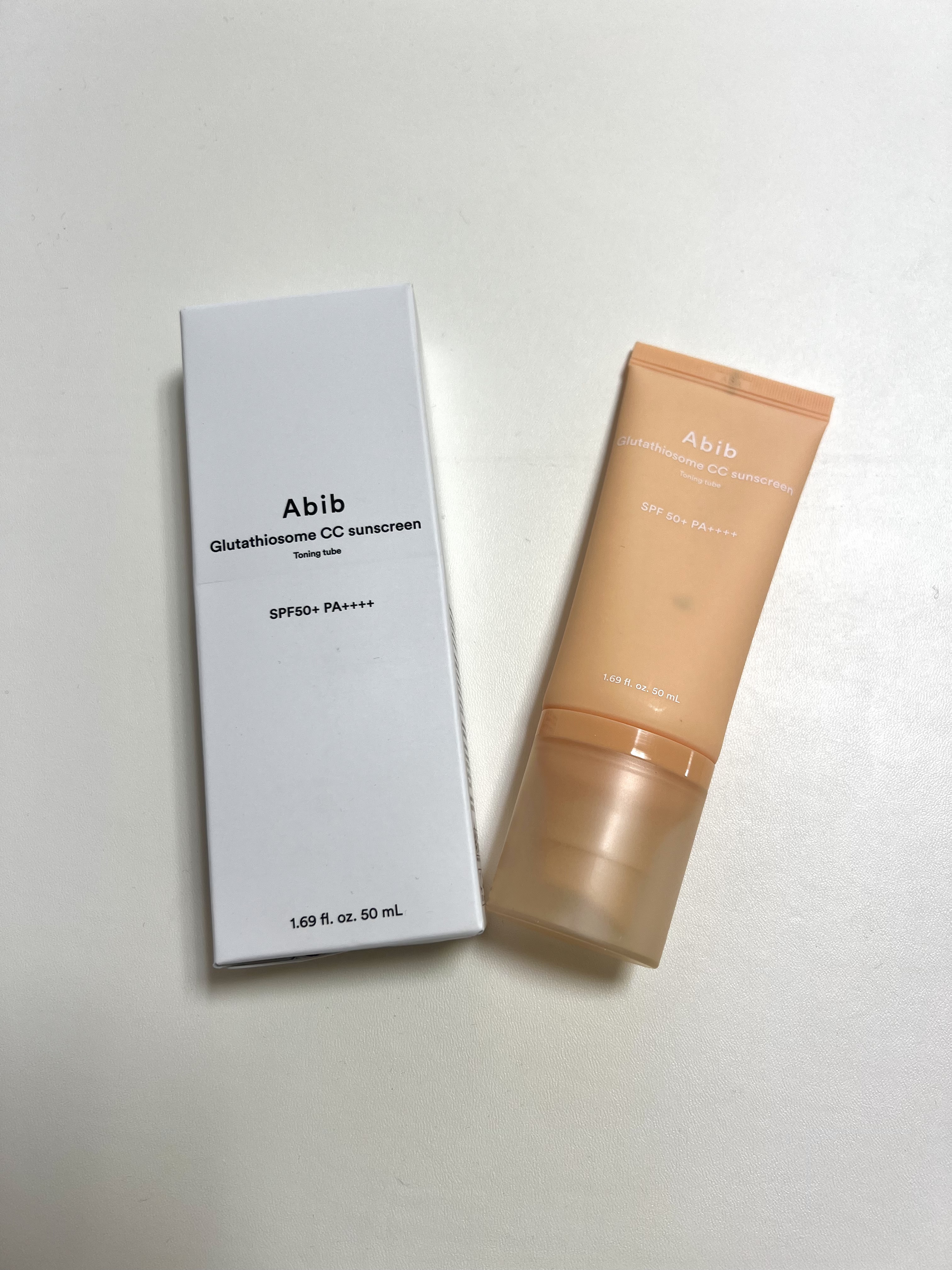 グルタチオンソームCCサンクリームトーニングチューブ/Abib /CCクリームを使ったクチコミ（1枚目）