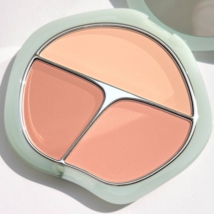 TIMAGE 3色チークパレット/TIMAGE/パウダーチークを使ったクチコミ(4枚目)