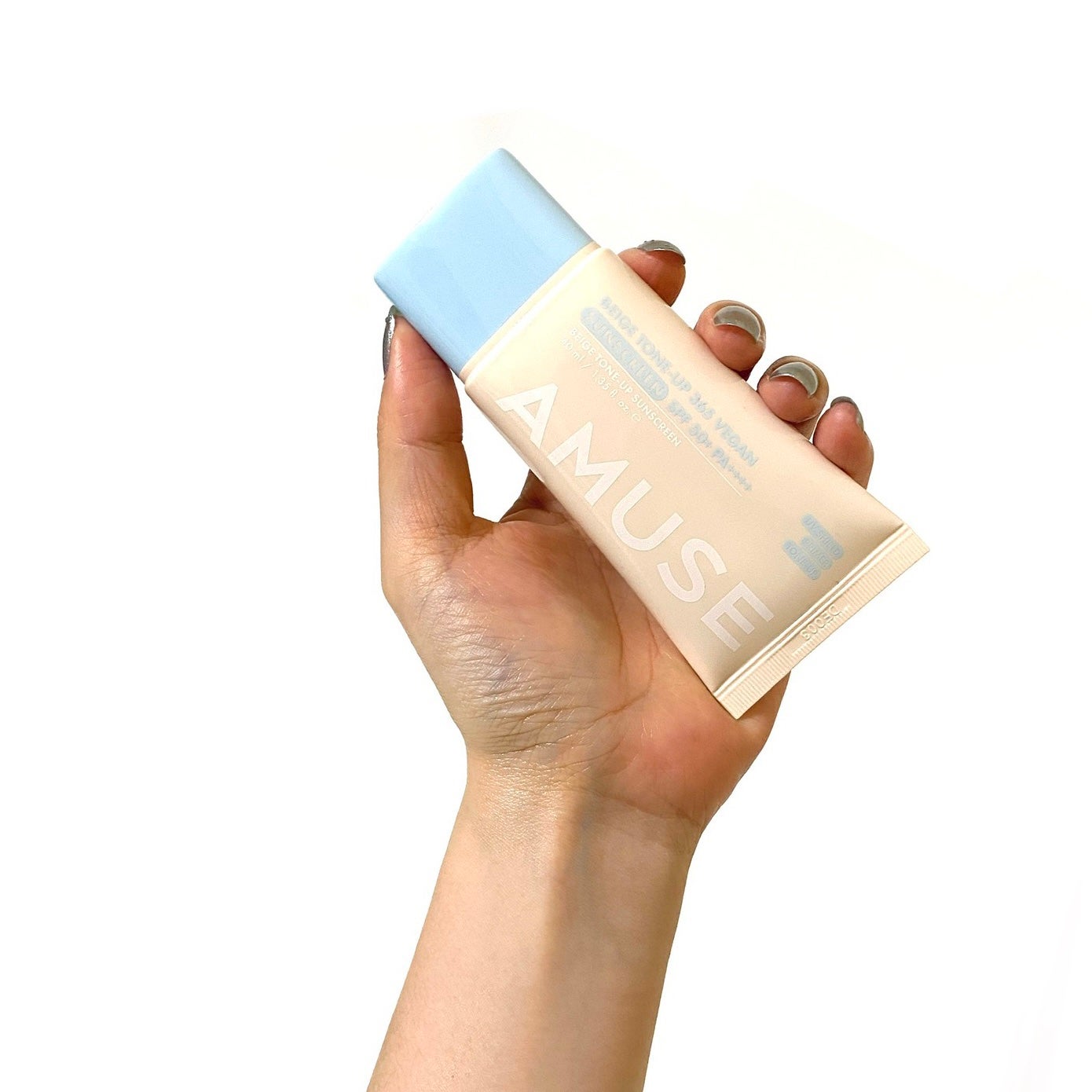 ベージュトーンアップ365ヴィーガンサンクリーム/AMUSE/日焼け止めクリームを使ったクチコミ(3枚目)