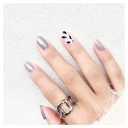 𝘼𝙮𝙪 ❦ 𝑆𝑒𝑙𝑓 𝑁𝑎𝑖𝑙 on LIPS 「❥こんばんわ🥺ネイル工房でマグネットジェルを初めて購入し..」(5枚目)