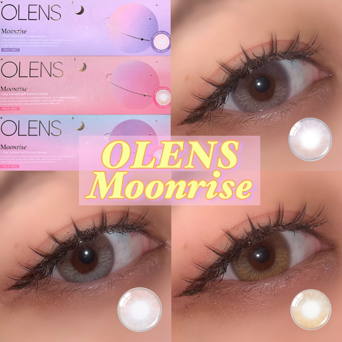 Moonrise 1day/OLENS/ワンデー（１DAY）カラコンを使ったクチコミ（1枚目）