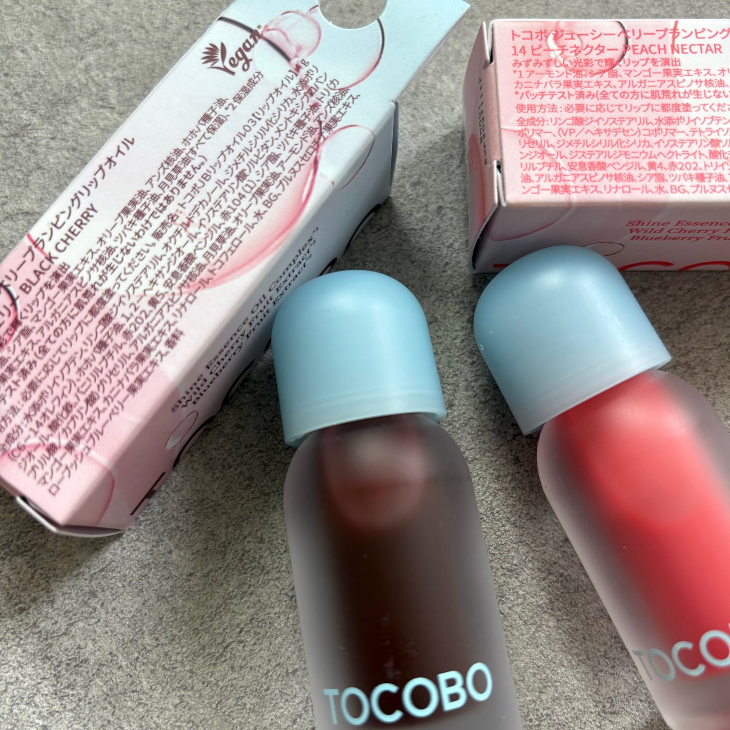 ジューシーベリープランピングリップオイル/TOCOBO/リップグロスを使ったクチコミ(4枚目)