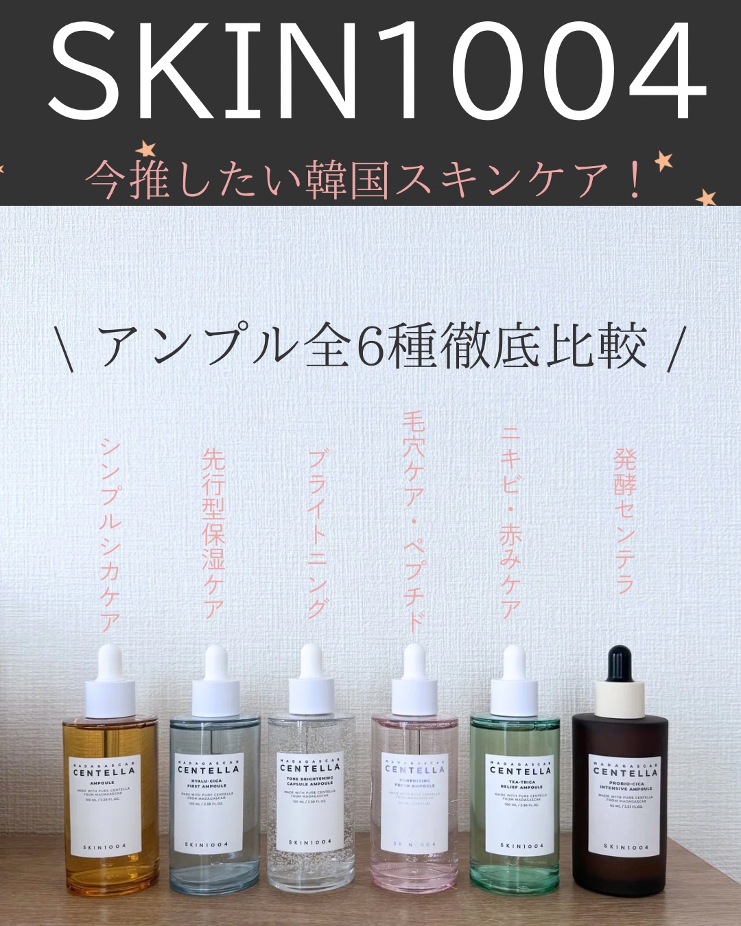 センテラ アンプル/SKIN1004/美容液を使ったクチコミ（1枚目）