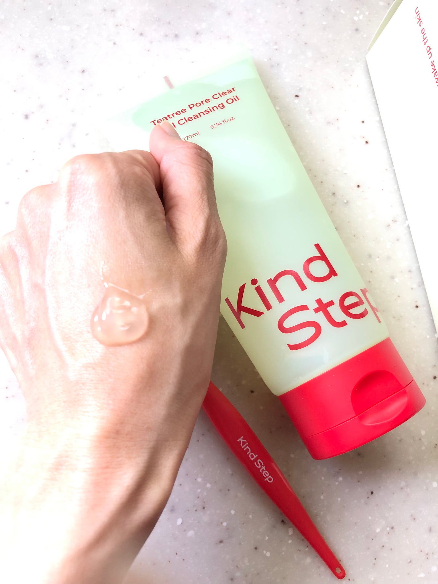 ティーツリージェルクレンジングオイル/KindStep/クレンジングジェルを使ったクチコミ(2枚目)