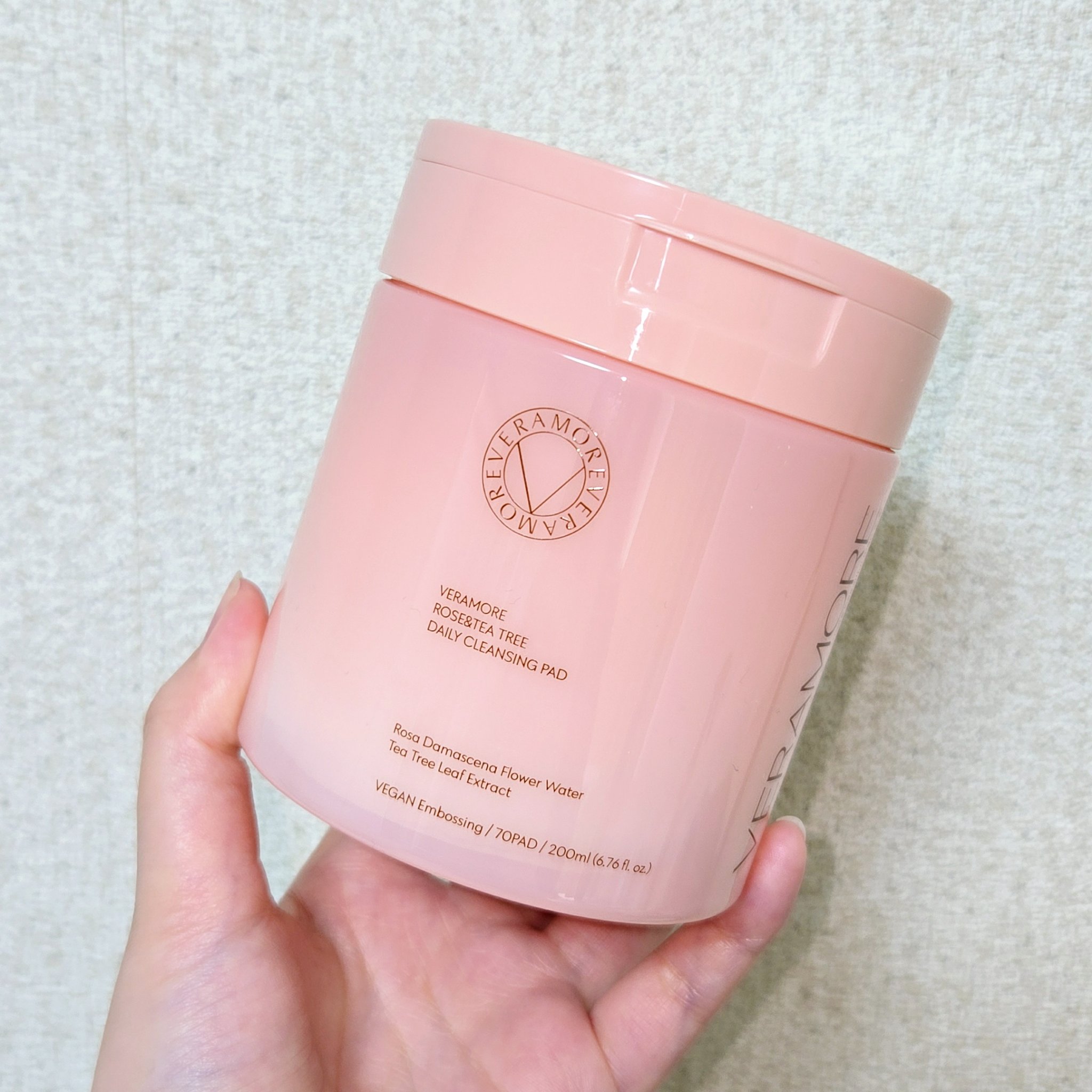ローズ＆ティーツリークレンジングパッド/VERAMORE/クレンジングシートを使ったクチコミ（1枚目）