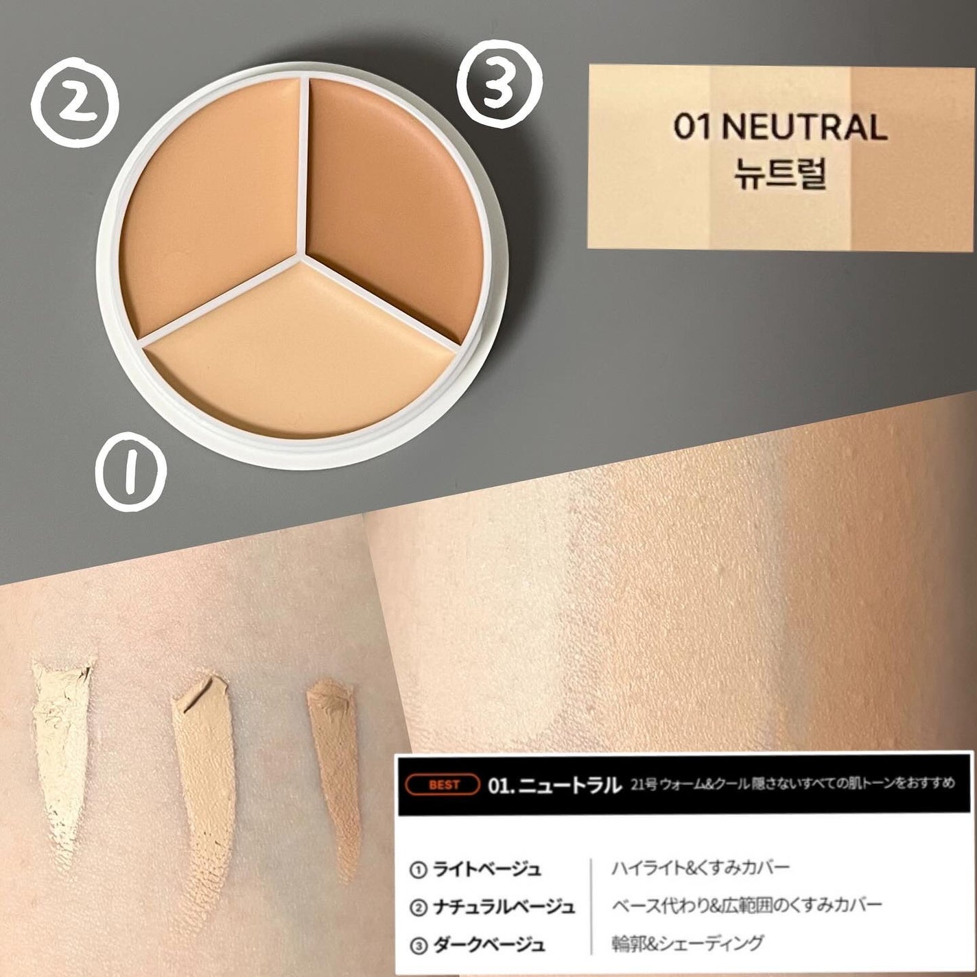 カバーアッププロコンシーラー/TFIT/パレットコンシーラーを使ったクチコミ(6枚目)