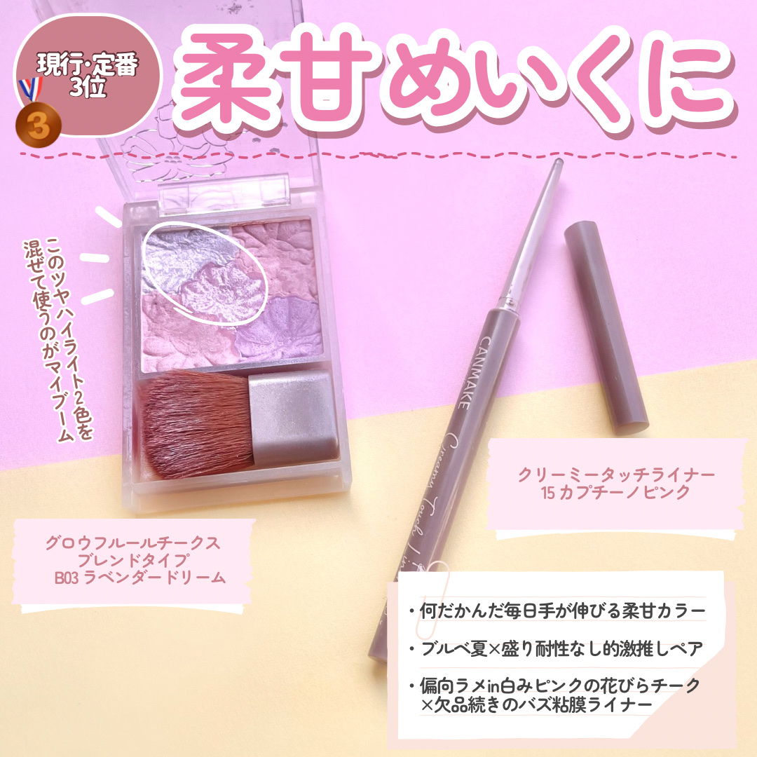 クリーミータッチライナー/キャンメイク/ジェルアイライナーを使ったクチコミ（3枚目）