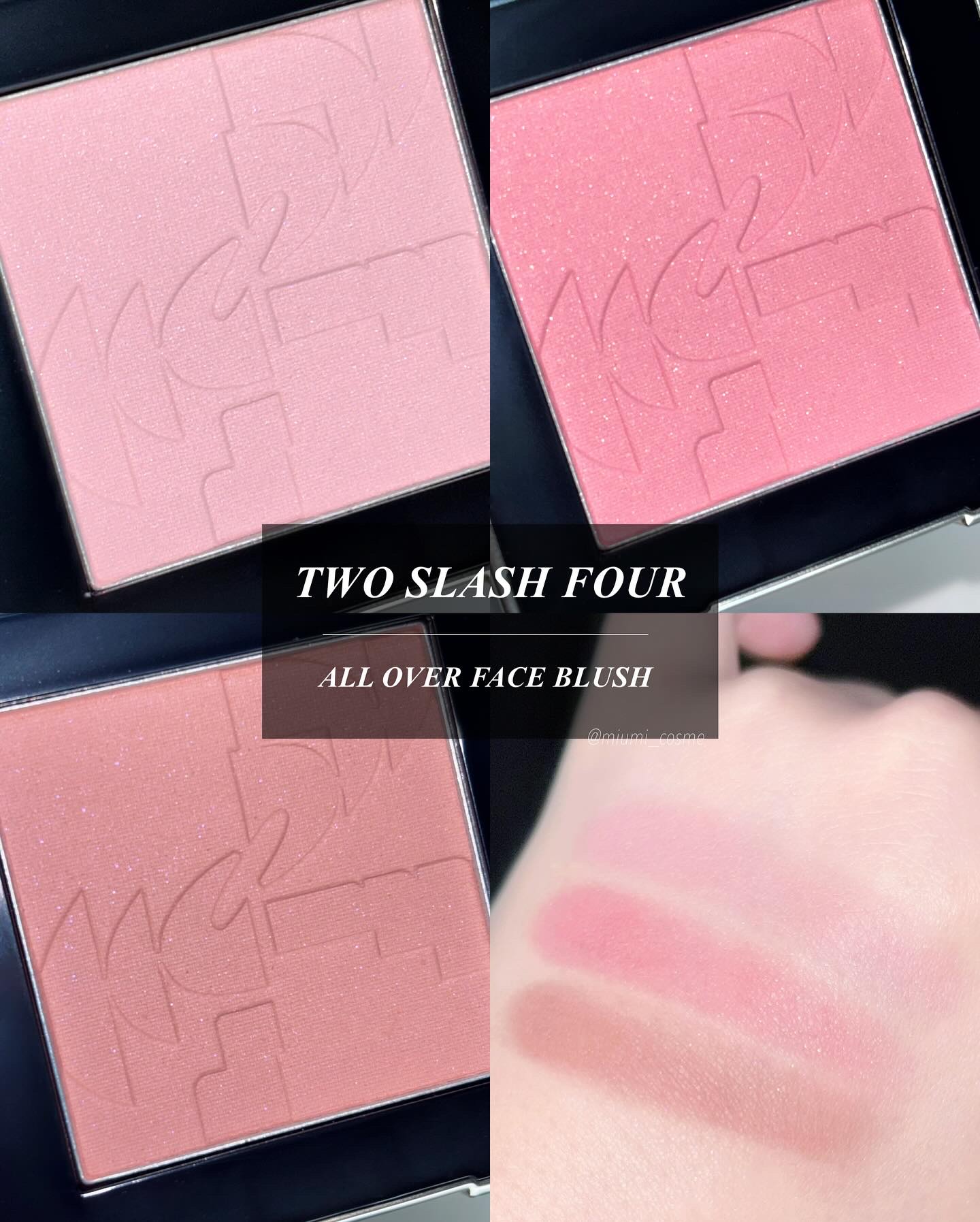 オールオーバーフェイスブラッシュ/TWO SLASH FOUR/パウダーチークを使ったクチコミ（1枚目）